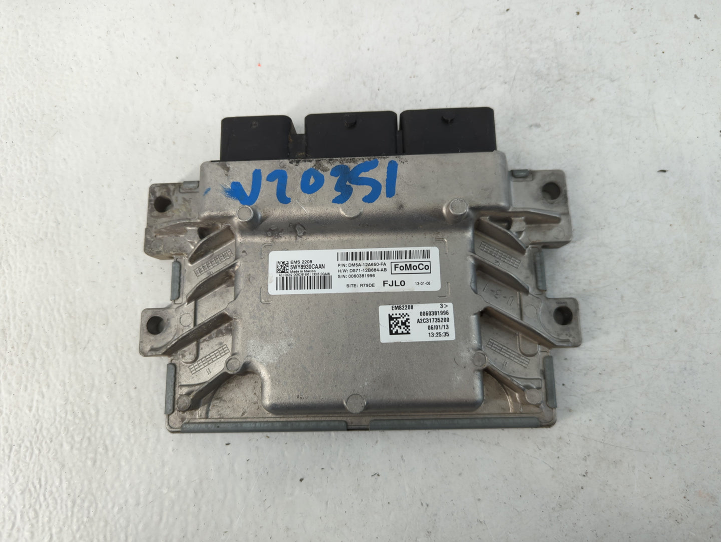 2013 Ford C-Max PCM Engine Control Computer ECU ECM PCU OEM P/N:DM5A-12A650-FA Fits OEM Used Auto Parts - Oemusedautoparts1.