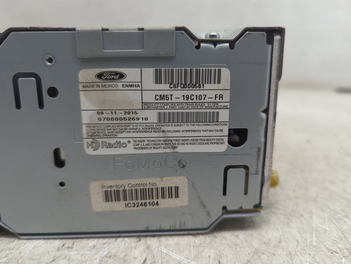2013 Ford Cmax Radio AM FM Cd Player Receiver Replacement P/N:CM5T-19C107-FR C6FQ000561 Fits Fits 2014 2015 2016 OEM Used Au