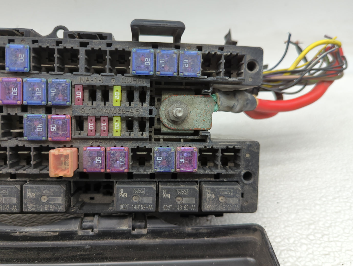 2009-2014 Ford E-250 Fusebox Fuse Box Panel Relay Module P/N:9C2T-14A003-AB Fits OEM Used Auto Parts - Oemusedautoparts1.com
