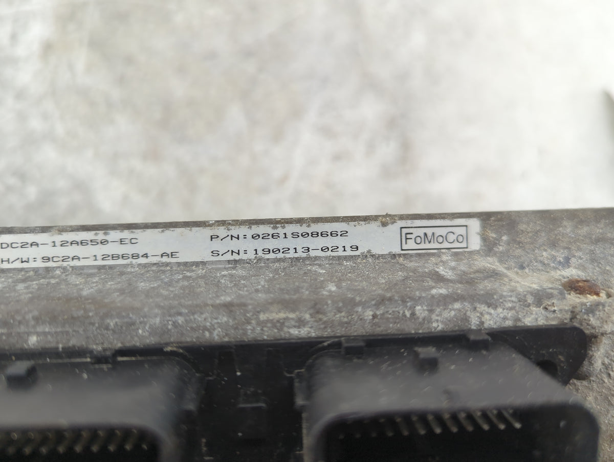 2013 Ford E250 PCM Engine Control Computer ECU ECM PCU OEM P/N:DC2A-12A650-EC 9C2A-12B684-AE, 0261S08662 Fits Fits 2014 OEM 