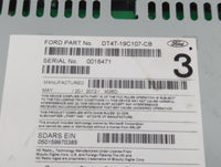 2013 Ford Edge Radio AM FM Cd Player Receiver Replacement P/N:DT4T-19C107-CB Fits OEM Used Auto Parts - Oemusedautoparts1.co