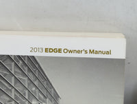 2013 Ford Edge Owners Manual Book Guide P/N:DT4J 19A321 AA OEM Used Auto Parts - Oemusedautoparts1.com