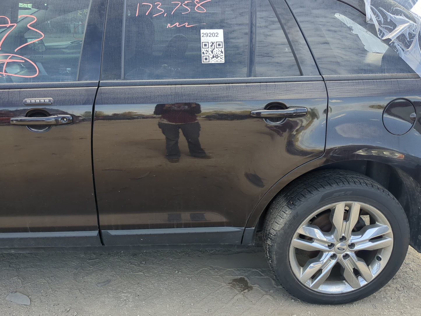 2011-2014 Ford Edge Driver Rear Door Oem - Oemusedautoparts1.com