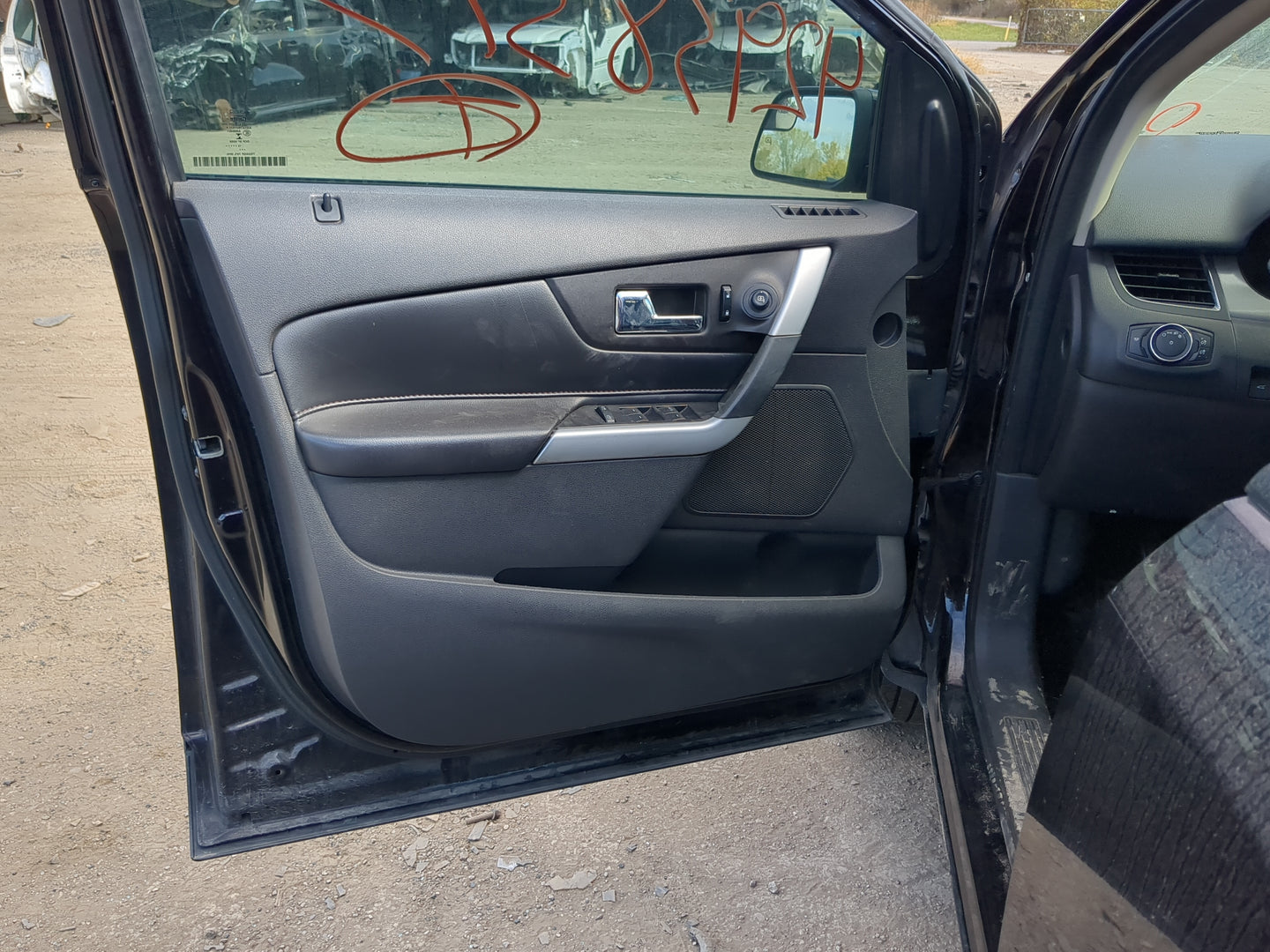 2013 Ford Edge Front Left Driver Interior Door Panel Trim - Oemusedautoparts1.com