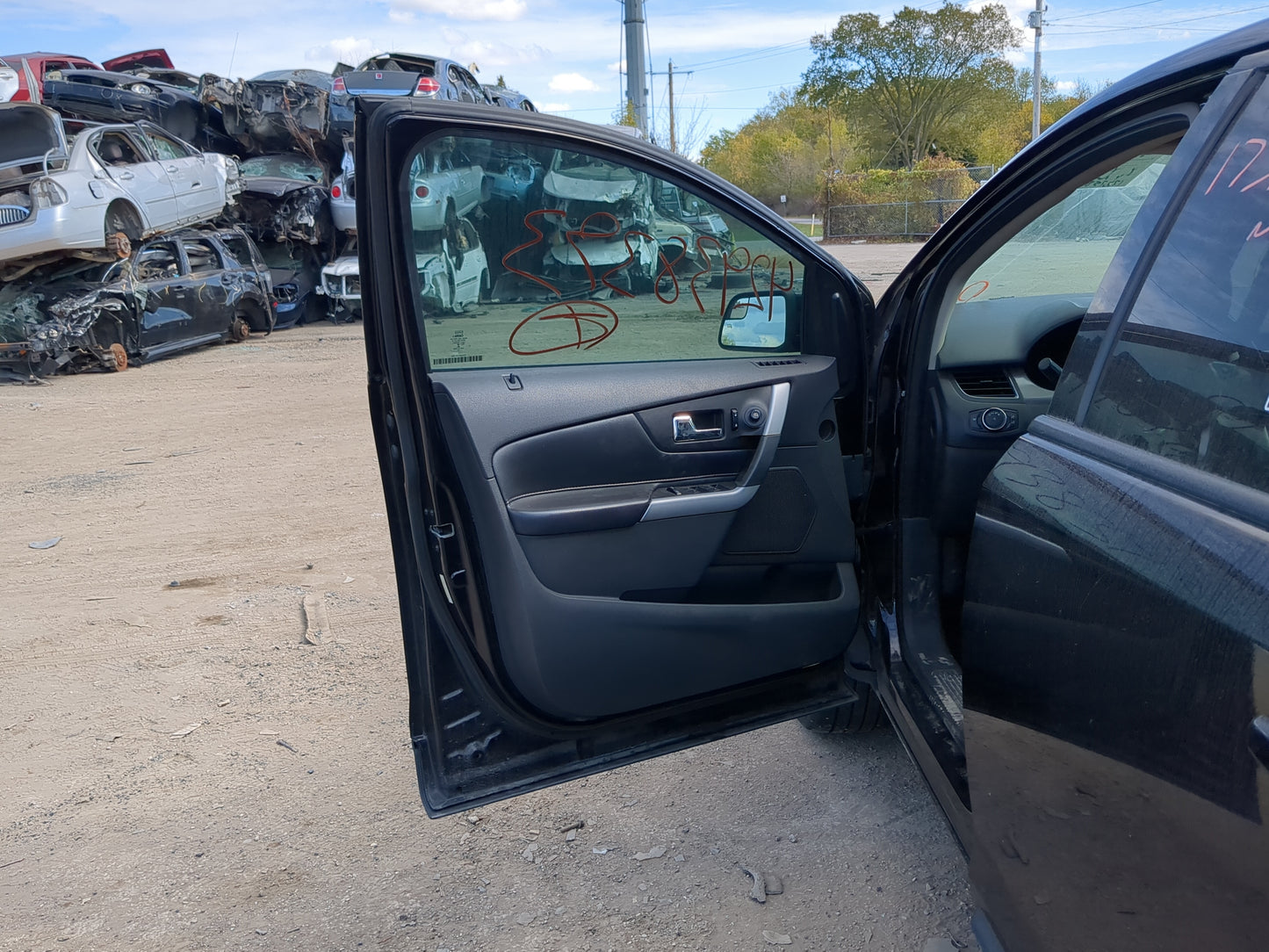 2011-2014 Ford Edge Driver Front Door Oem - Oemusedautoparts1.com