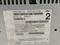 2013-2014 Ford Edge Radio AM FM Cd Player Receiver Replacement P/N:DT4T-19C107-BB Fits Fits 2013 2014 OEM Used Auto Parts - 