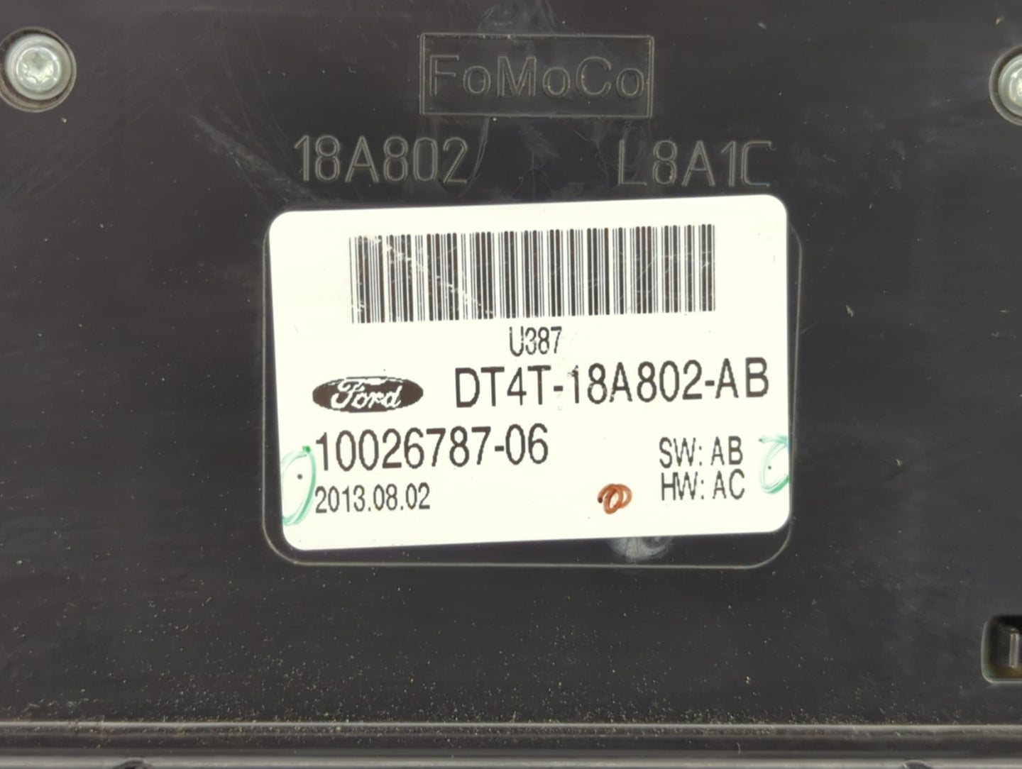 2013-2013 Ford Edge Radio Control Panel - Oemusedautoparts1.com