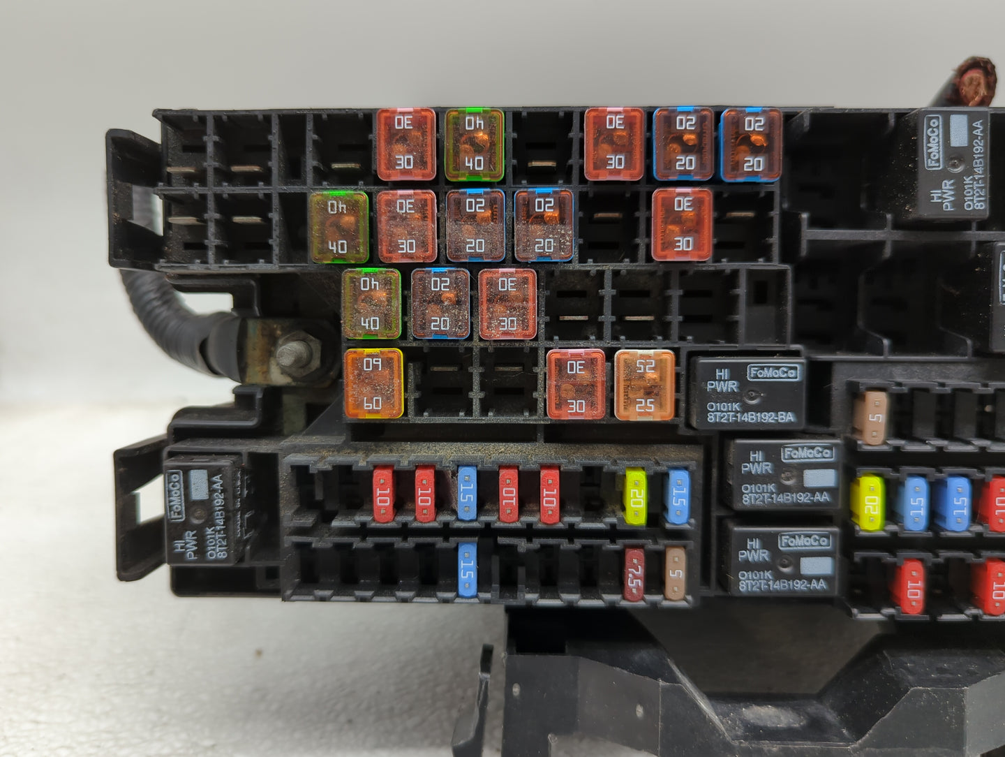 2012-2014 Ford Edge Fusebox Fuse Box Panel Relay Module P/N:BT4T-14A003-AA Fits Fits 2012 2013 2014 OEM Used Auto Parts - Oe
