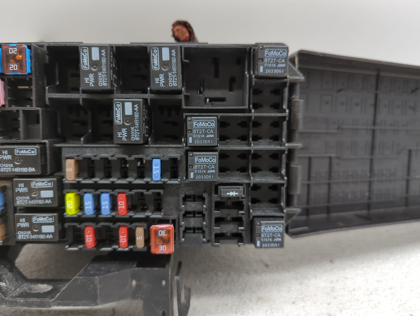 2012-2014 Ford Edge Fusebox Fuse Box Panel Relay Module P/N:BT4T-14A003-AA Fits Fits 2012 2013 2014 OEM Used Auto Parts - Oe