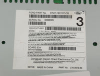 2013 Ford Edge Radio AM FM Cd Player Receiver Replacement P/N:DT4T-19C107-CB Fits OEM Used Auto Parts - Oemusedautoparts1.co