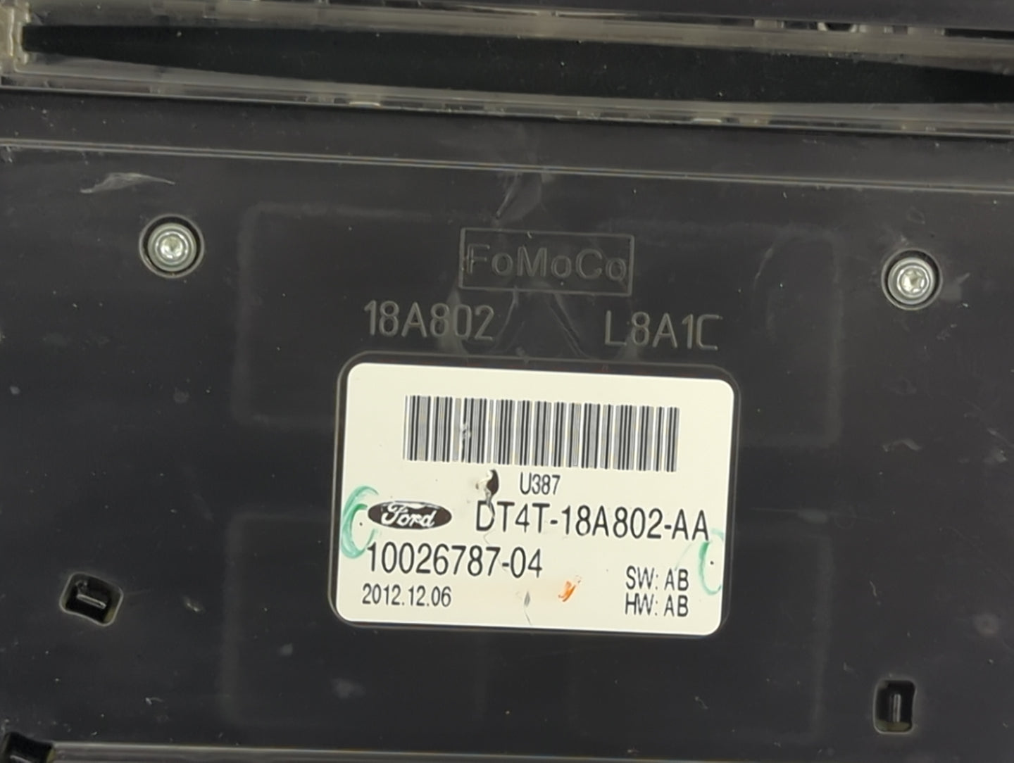 2013-2013 Ford Edge Radio Control Panel - Oemusedautoparts1.com