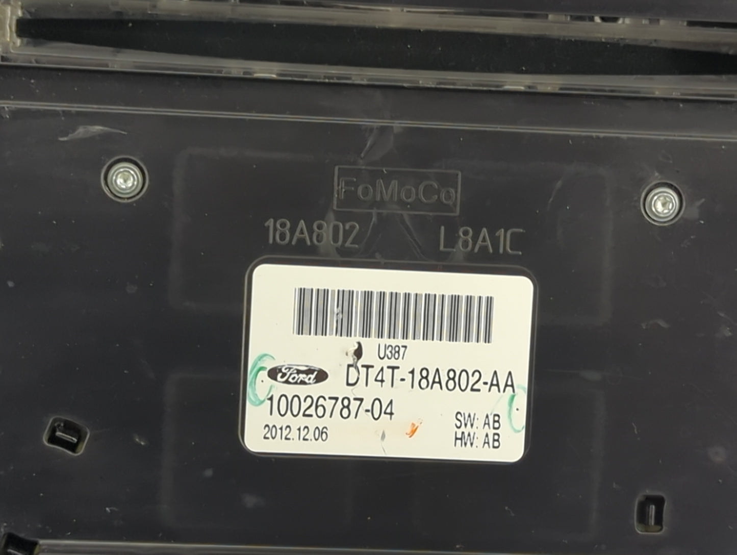 2013-2013 Ford Edge Radio Control Panel - Oemusedautoparts1.com