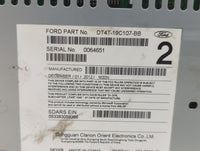 2013-2014 Ford Edge Radio AM FM Cd Player Receiver Replacement P/N:DT4T-19C107-BB Fits Fits 2013 2014 OEM Used Auto Parts - 