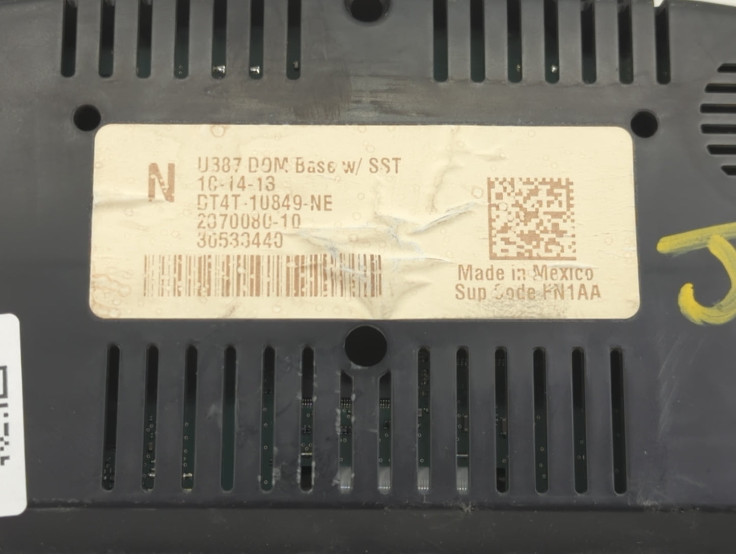 2013 Ford Edge Instrument Cluster Speedometer Gauges P/N:DT4T-10849-NE Fits OEM Used Auto Parts - Oemusedautoparts1.com