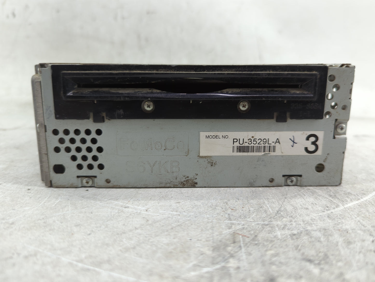 2013 Ford Edge Radio AM FM Cd Player Receiver Replacement P/N:PU-3529L-A DT4T-19C107-CB, 276-0919-50 Fits OEM Used Auto Part