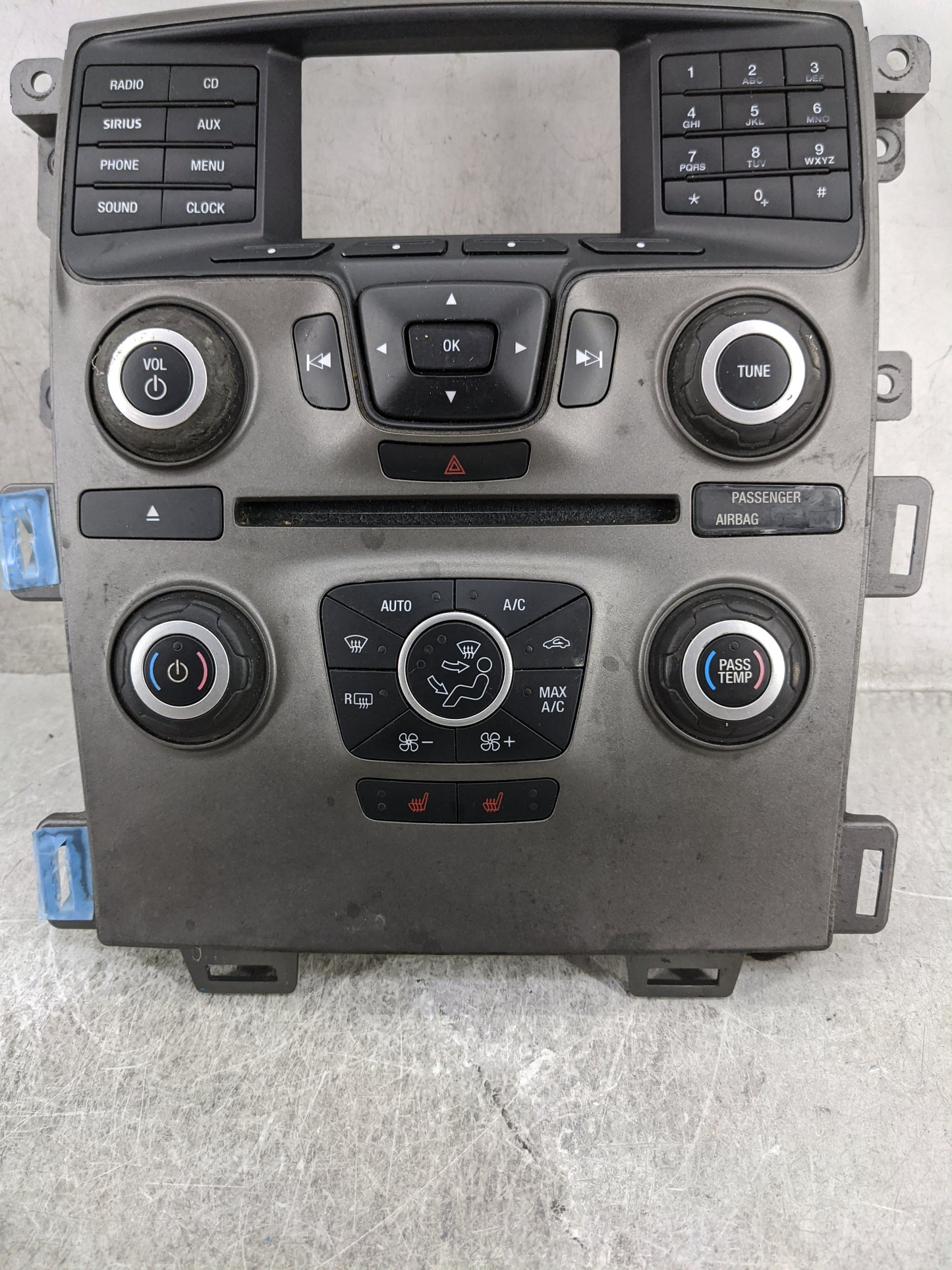 2013 Ford Edge Climate Control Module Temperature AC/Heater Replacement P/N:DT4T-18A802-EA 10026785-04 Fits OEM Used Auto Pa