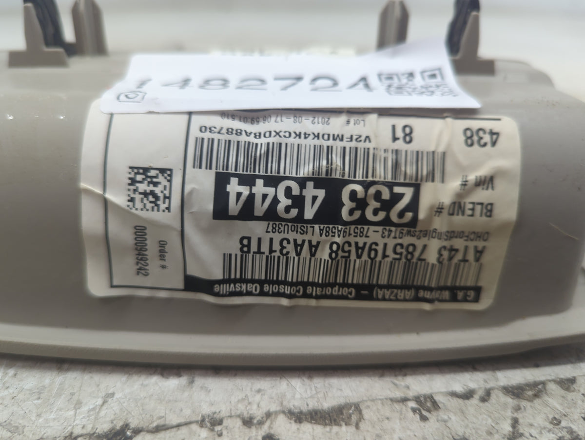 2009-2014 Ford Edge Overhead Roof Console Tan 1482724 - Oemusedautoparts1.com