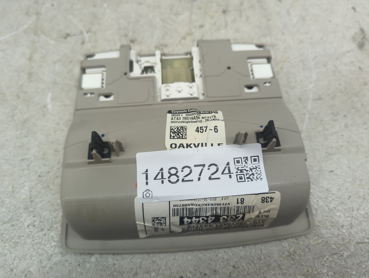 2009-2014 Ford Edge Overhead Roof Console Tan 1482724 - Oemusedautoparts1.com