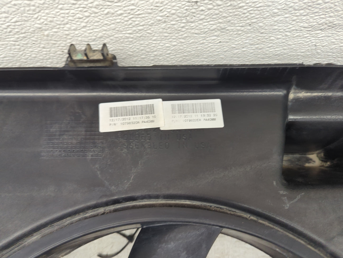 2007-2014 Ford Edge Electric Radiator Cooling Fan Motor Assembly P/N:1079632OR 1079622CR Fits OEM Used Auto Parts - Oemuseda