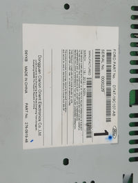 2013 Ford Edge Radio AM FM Cd Player Receiver Replacement P/N:DT4T-19C107-AB PU-3527L-A, 276-0819-48 Fits OEM Used Auto Part