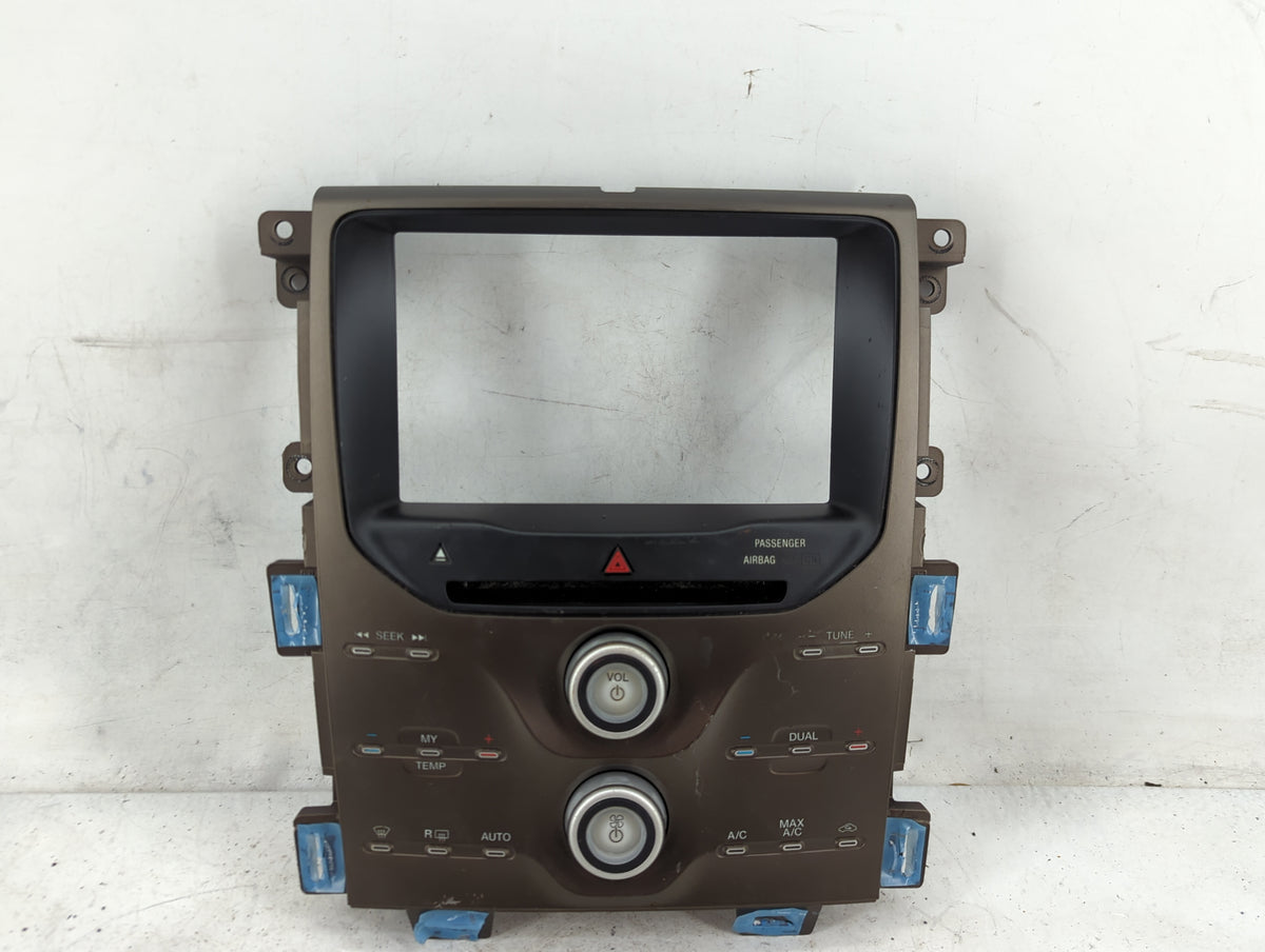 2013-2013 Ford Edge Radio Control Panel Brown - Oemusedautoparts1.com