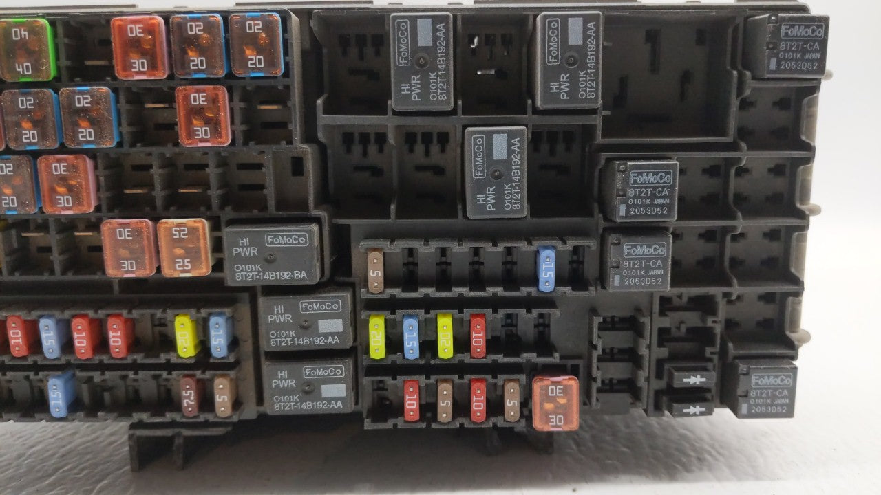 2012-2014 Ford Edge Fusebox Fuse Box Panel Relay Module P/N:CT4T-14290-CK Fits Fits 2012 2013 2014 OEM Used Auto Parts - Oem