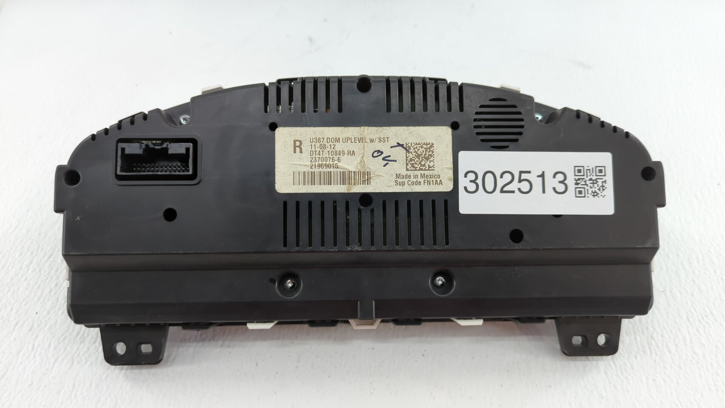 2013 Ford Edge Instrument Cluster Speedometer Gauges P/N:DT4T-10849-RA DT4T-10849-RB Fits OEM Used Auto Parts - Oemusedautop