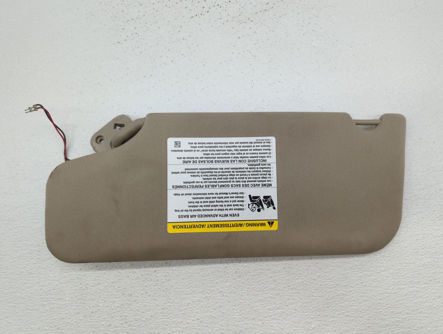 2011-2014 Ford Edge Sun Visor Shade Replacement Passenger Right Mirror Fits Fits 2011 2012 2013 2014 OEM Used Auto Parts - O