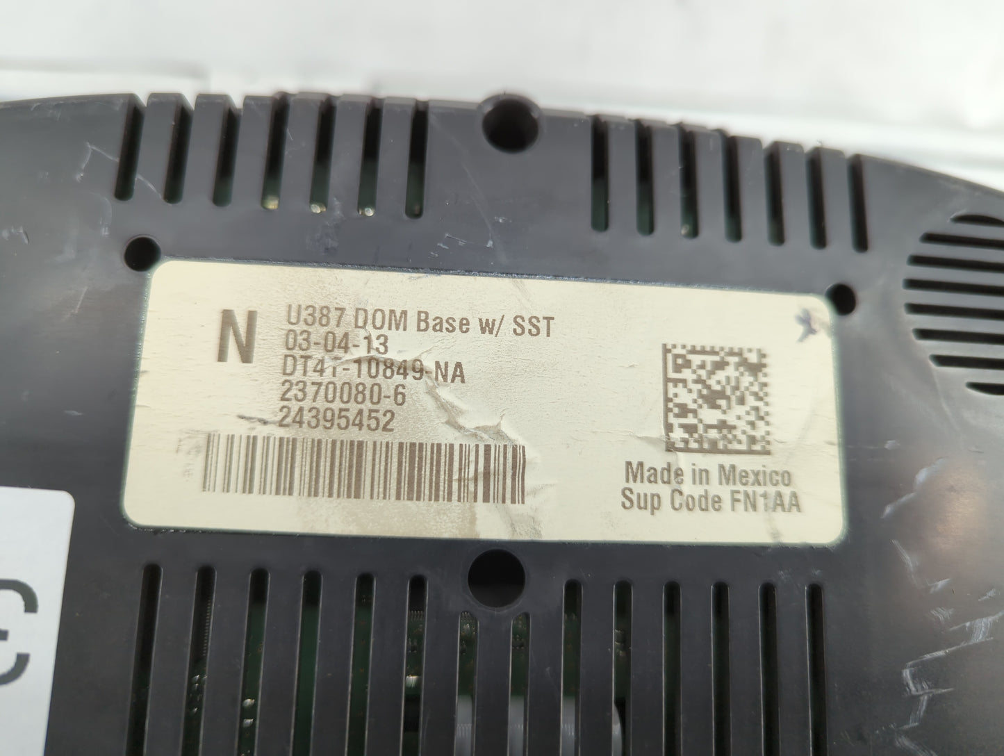 2013 Ford Edge Instrument Cluster Speedometer Gauges P/N:DT4T-10849-NA DT4T-10849-NE Fits OEM Used Auto Parts - Oemusedautop