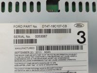 2013 Ford Edge Radio AM FM Cd Player Receiver Replacement P/N:DT4T-19C107-CB DT4T-19C107-BB Fits OEM Used Auto Parts - Oemus