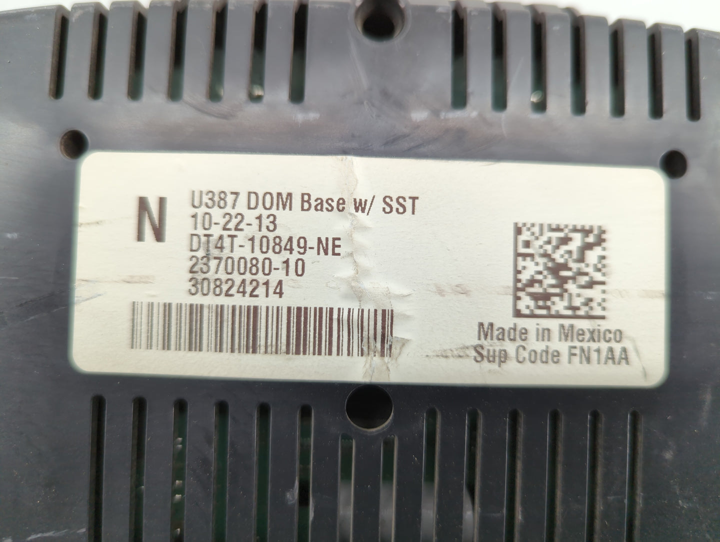 2013 Ford Edge Instrument Cluster Speedometer Gauges P/N:DT4T-10849-NA DT4T-10849-NE Fits OEM Used Auto Parts - Oemusedautop