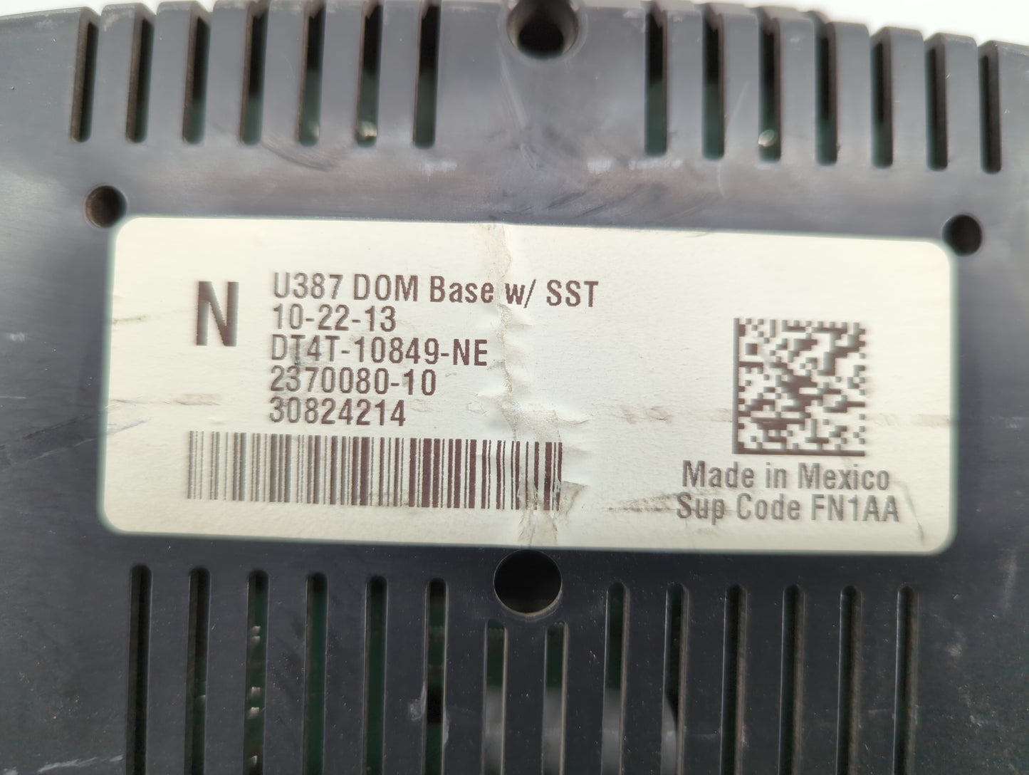 2013 Ford Edge Instrument Cluster Speedometer Gauges P/N:DT4T-10849-NA DT4T-10849-NE Fits OEM Used Auto Parts - Oemusedautop