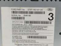2013 Ford Edge Radio AM FM Cd Player Receiver Replacement P/N:DT4T-19C107-CA DT4T-19C107-CB Fits OEM Used Auto Parts - Oemus