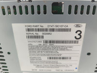 2013 Ford Edge Radio AM FM Cd Player Receiver Replacement P/N:DT4T-19C107-CA DT4T-19C107-CB Fits OEM Used Auto Parts - Oemus