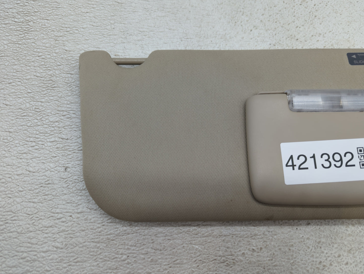 2011-2014 Ford Edge Sun Visor Shade Replacement Passenger Right Mirror Fits Fits 2011 2012 2013 2014 2015 OEM Used Auto Part