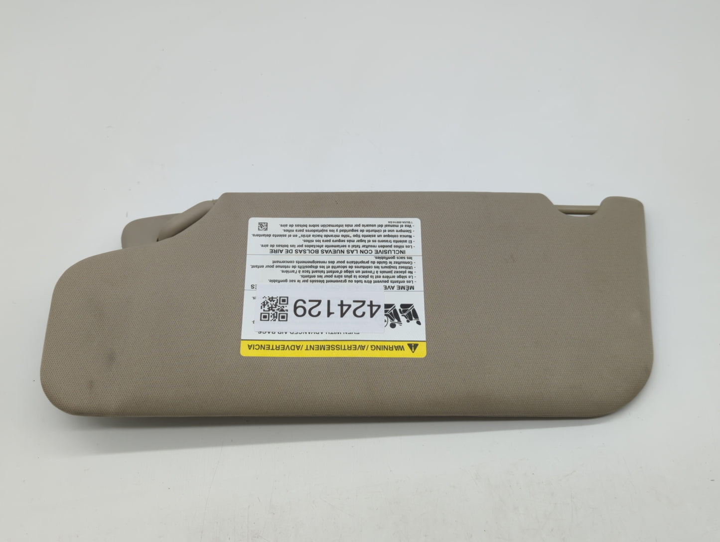 2011-2014 Ford Edge Sun Visor Shade Replacement Passenger Right Mirror Fits Fits 2011 2012 2013 2014 2015 OEM Used Auto Part