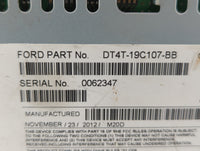 2013-2014 Ford Edge Radio AM FM Cd Player Receiver Replacement P/N:DT4T-19C107-BB ET4T-19C107-NA Fits Fits 2013 2014 OEM Use