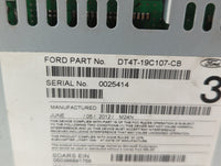 2013 Ford Edge Radio AM FM Cd Player Receiver Replacement P/N:DT4T-19C107-CA DT4T-19C107-CB OEM Used Auto Parts - Oemusedaut