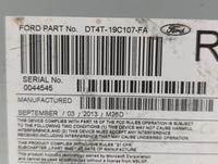 2013 Ford Edge Radio AM FM Cd Player Receiver Replacement P/N:DT4T-19C107-FA Fits OEM Used Auto Parts - Oemusedautoparts1.co