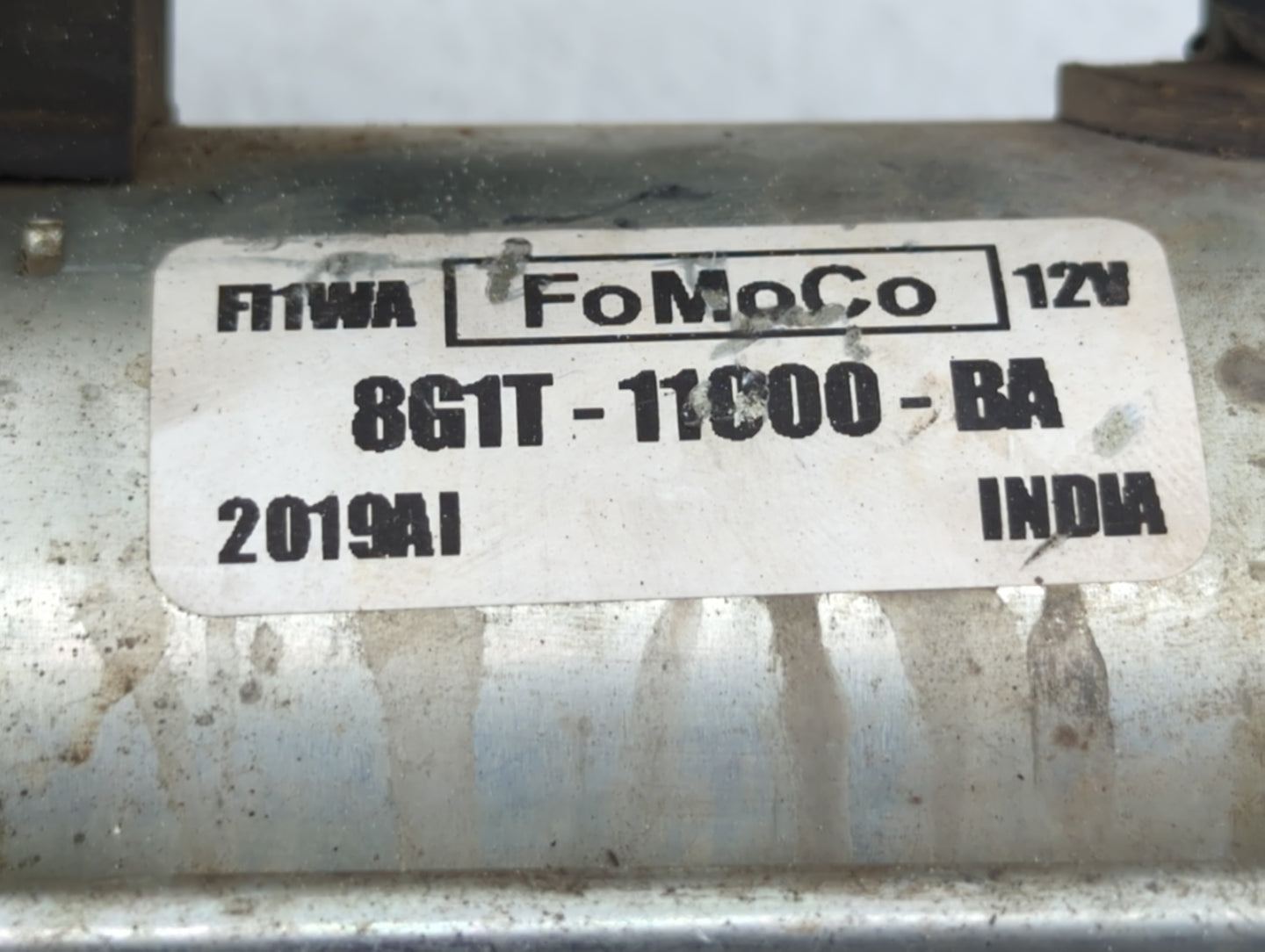 2007-2018 Ford Edge Car Starter Motor Solenoid OEM P/N:8G1T-11000-BA Fits OEM Used Auto Parts - Oemusedautoparts1.com