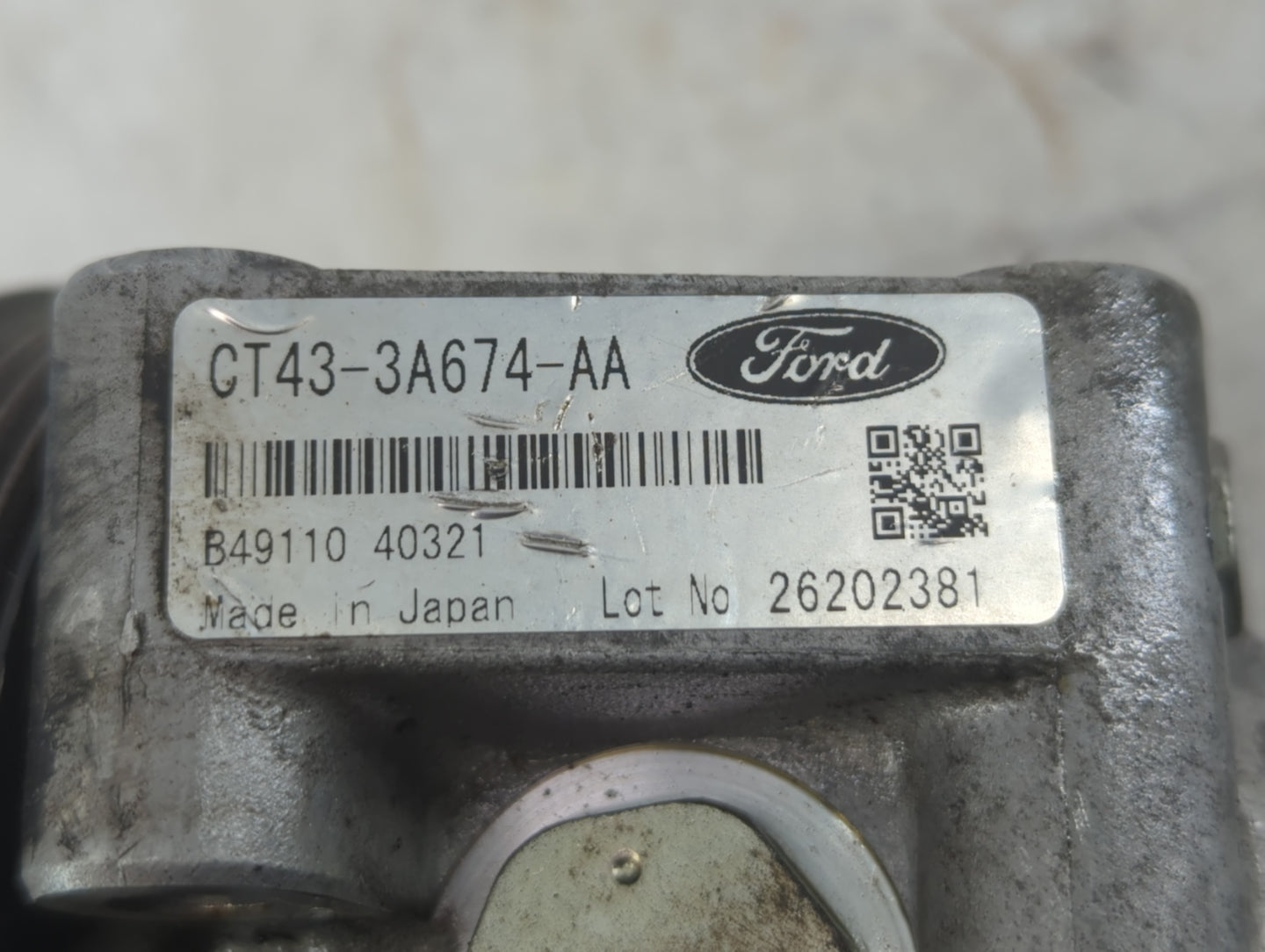 2012-2014 Ford Edge Power Steering Column Pump Oem - Oemusedautoparts1.com