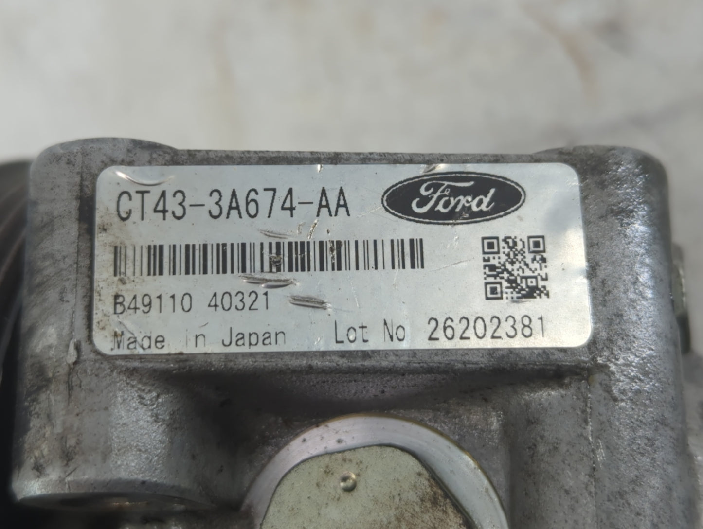 2012-2014 Ford Edge Power Steering Column Pump Oem - Oemusedautoparts1.com