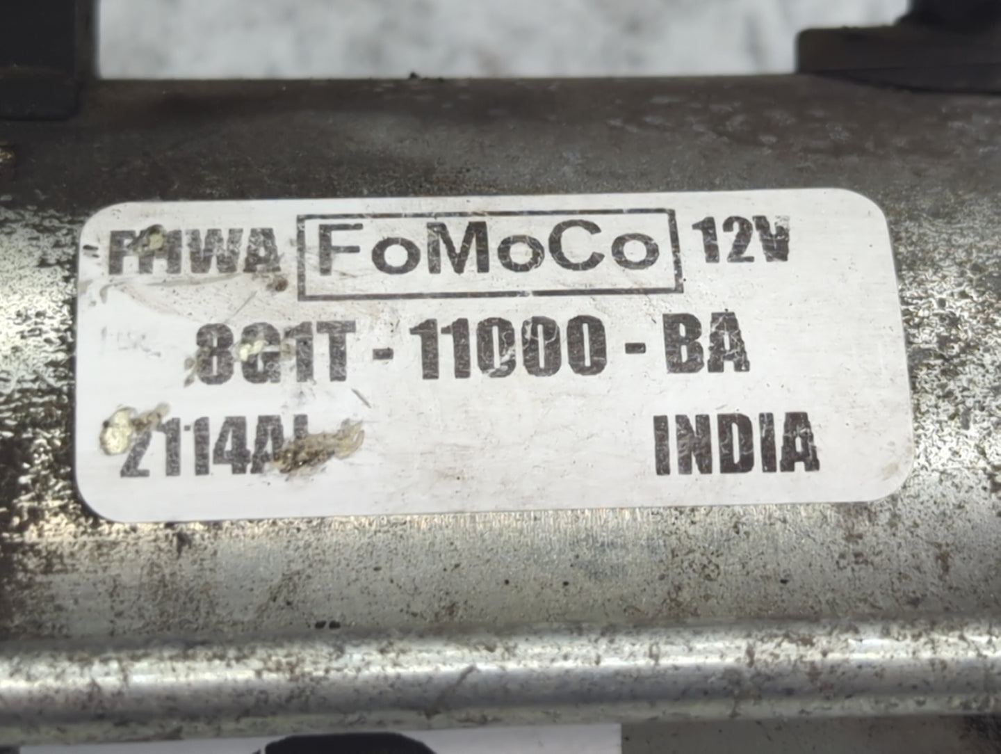 2007-2018 Ford Edge Car Starter Motor Solenoid OEM P/N:8G1T-11000-BA Fits OEM Used Auto Parts - Oemusedautoparts1.com