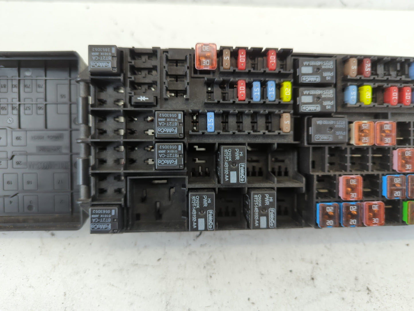 2012-2014 Ford Edge Fusebox Fuse Box Panel Relay Module P/N:BT4T-14A003-AA Fits Fits 2012 2013 2014 OEM Used Auto Parts - Oe