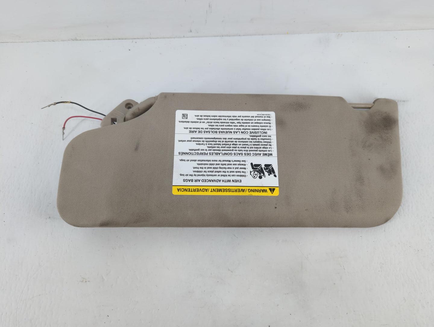 2011-2014 Ford Edge Sun Visor Shade Replacement Passenger Right Mirror Fits Fits 2011 2012 2013 2014 2015 OEM Used Auto Part