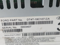 2013-2013 Ford Edge Am Fm Cd Player Radio Receiver - Oemusedautoparts1.com