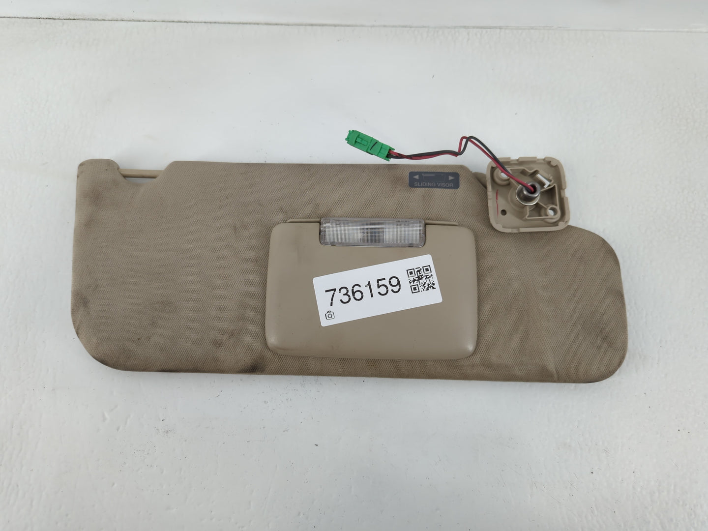 2011-2014 Ford Edge Sun Visor Shade Replacement Passenger Right Mirror Fits Fits 2011 2012 2013 2014 2015 OEM Used Auto Part