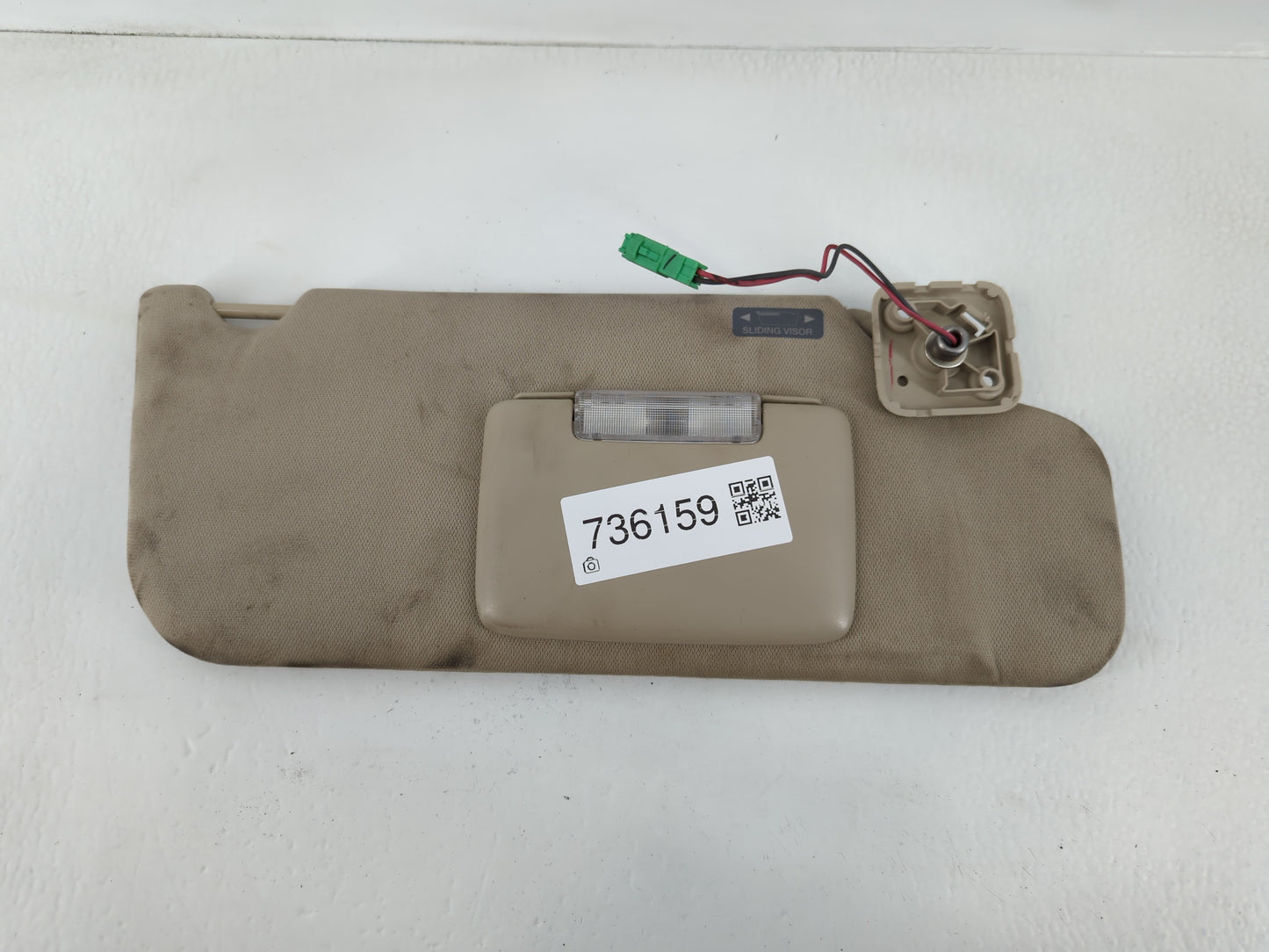 2011-2014 Ford Edge Sun Visor Shade Replacement Passenger Right Mirror Fits Fits 2011 2012 2013 2014 2015 OEM Used Auto Part