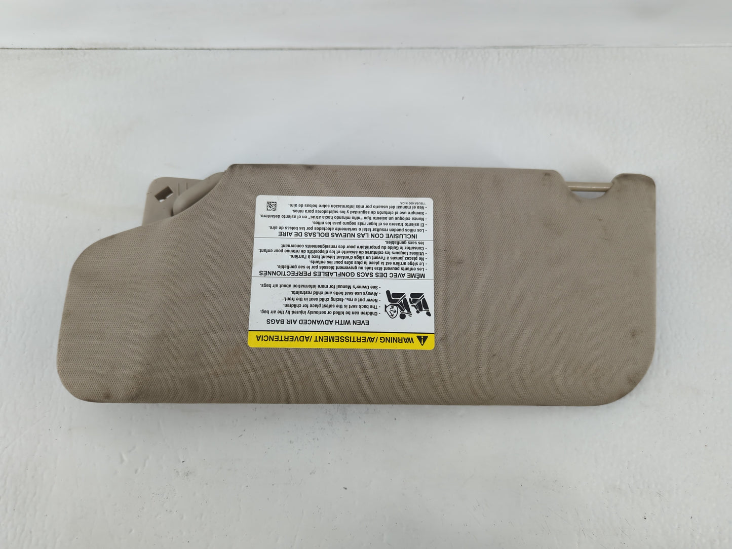 2011-2014 Ford Edge Sun Visor Shade Replacement Passenger Right Mirror Fits Fits 2011 2012 2013 2014 2015 OEM Used Auto Part
