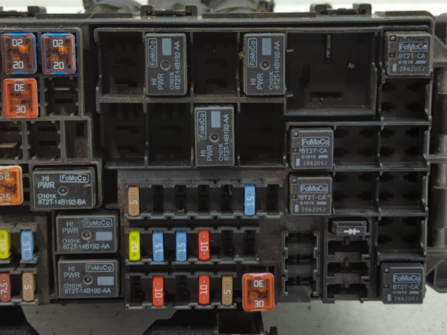 2012-2014 Ford Edge Fusebox Fuse Box Panel Relay Module P/N:CT4T-14290-LF Fits Fits 2012 2013 2014 OEM Used Auto Parts - Oem